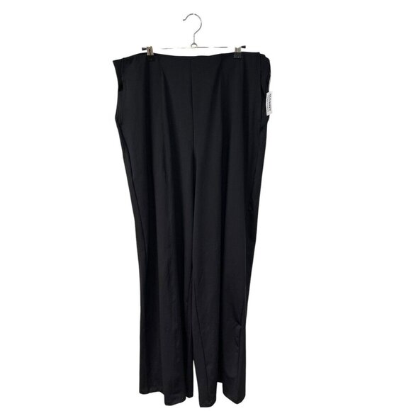 Old Navy High Rise Wide Leg Powersoft Pullon Pants Elastic Waist XL NWT Black - Picture 2 of 8